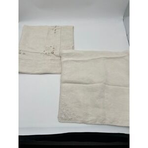 2‎ Table Sized Vintage Linens